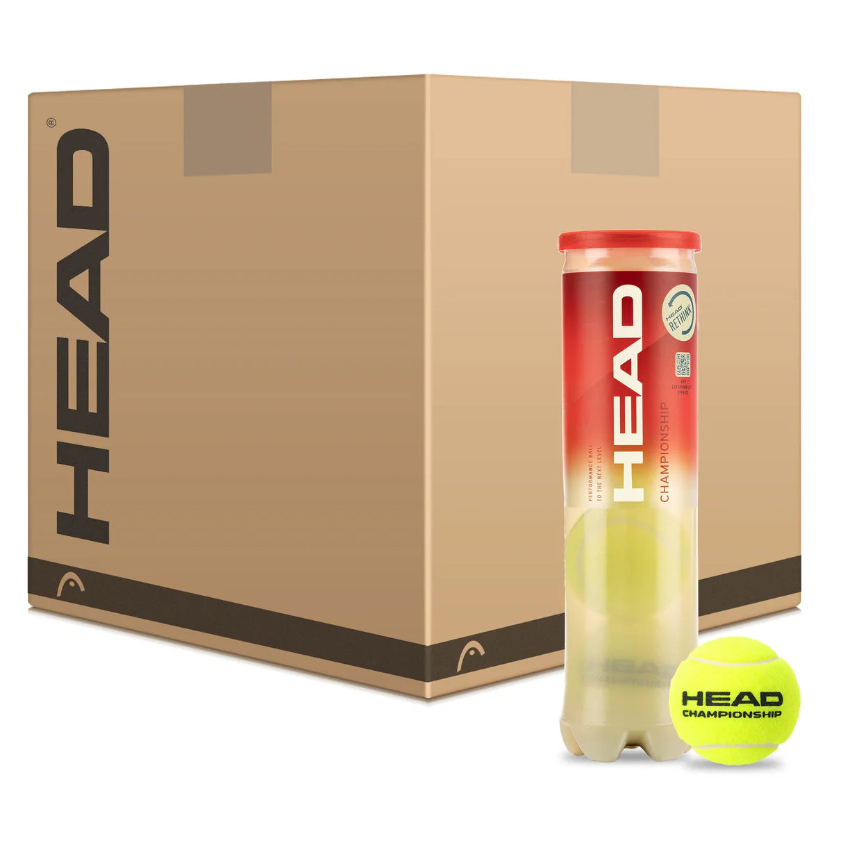 Head Championship Tennis Balls - Tube of 4