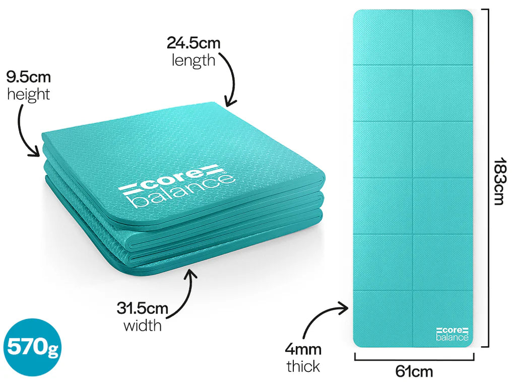 Foldable TPE Travel Yoga Mat