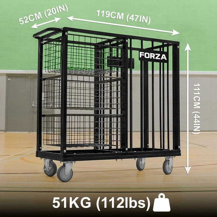 FORZA Sports & PE Storage Trolley with Drawers