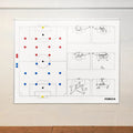 FORZA Wall Mounted Coaching Board - 150cm x 120cm [5ft x 4ft]