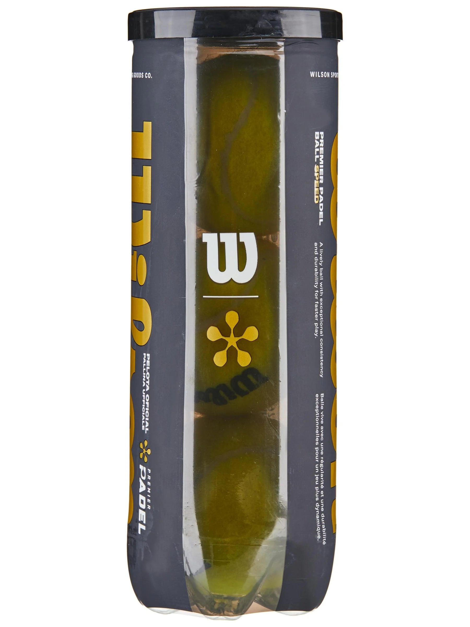 Wilson Premier Padel Speed 3 Ball Can