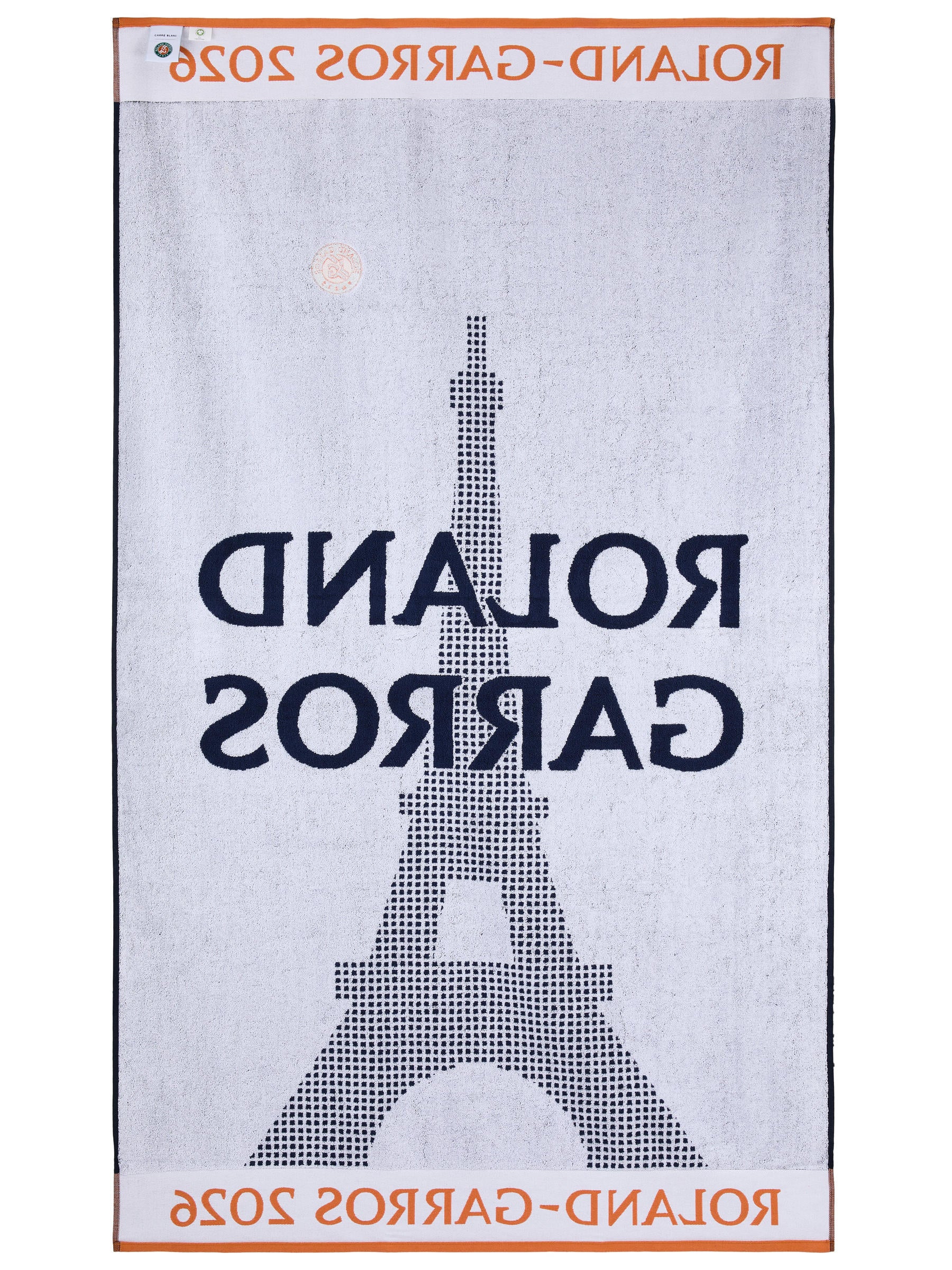 Roland Garros Beach Towel - White